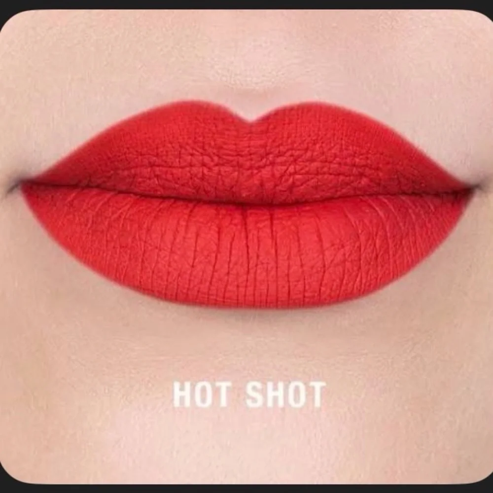 Morphe HOT SHOT Vibrant Red Cream Lipstick - Women Makeup